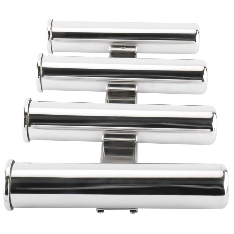 NovelBee 4 Tubes 316 Stainless Steel Fishing Rod Holder for Boats Yacht - Image 3